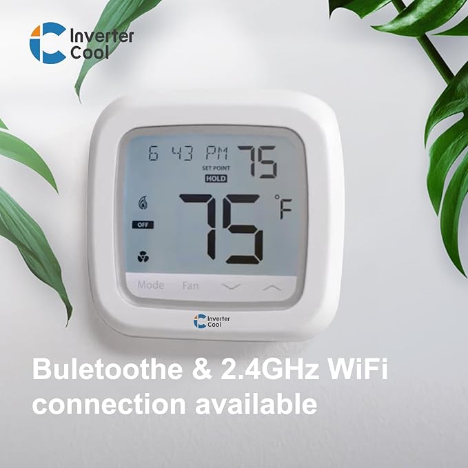 InverterCool CPT100 Wifi Thermostat 3H/2C Touch Key - CPT100