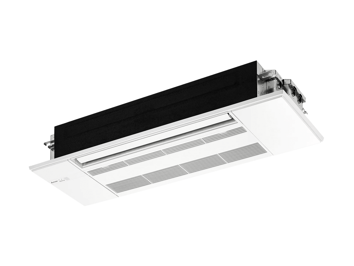 Mitsubishi MLZ - KX09NL SUZ - AA09NLHZ 9,000 BTU 16.7 SEER2 One - Way Ceiling Cassette Hyper Heating Heat Pump System (w/ Grille) - R454B - MLZ-KX09NL SUZ-AA09NLHZ  MLP-449WU