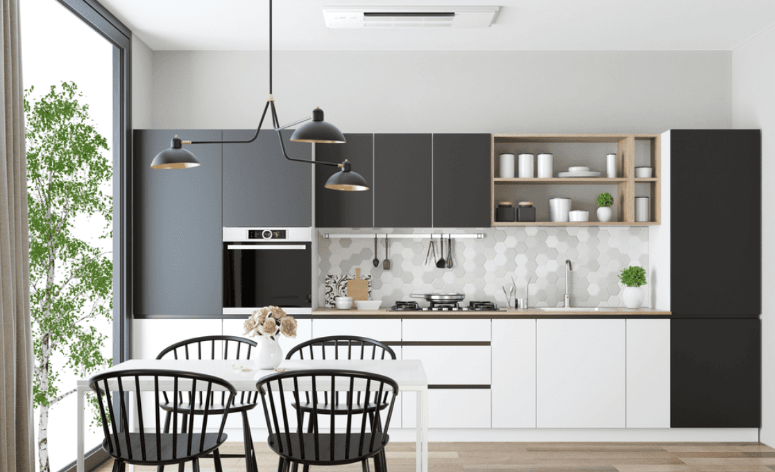 Mitsubishi MLZ-KX12NL 12,000 BTU One-Way Ceiling Cassette Indoor Unit - R454B