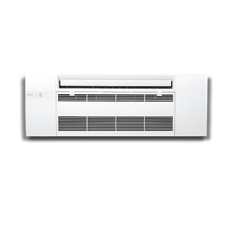 Mitsubishi MLZ - KX12NL & SUZ - AA12NLHZ 12,000 BTU 16.7 SEER2 One - Way Ceiling Cassette Hyper Heating Heat Pump System (w/ Grille) - R454B - MLZ-KX12NL SUZ-AA12NLHZ MLP-449WU