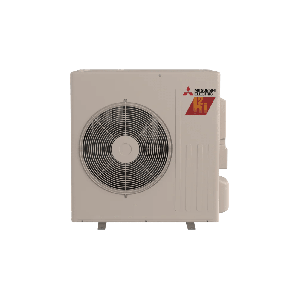 Mitsubishi MLZ - KX12NL & SUZ - AA12NLHZ 12,000 BTU 16.7 SEER2 One - Way Ceiling Cassette Hyper Heating Heat Pump System (w/ Grille) - R454B - MLZ-KX12NL SUZ-AA12NLHZ MLP-449WU