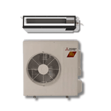 Mitsubishi PEAD - AA18NL SUZ - AA18NLHZ 18,000 BTU 17.3 SEER2 Horizontal Ducted Hyper Heat System - R454B - PEAD-AA18NL SUZ-AA18NLHZ