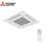 Mitsubishi PLP - 41EAEU Four - Way Ceiling Cassette 3D I - See Sensor Grille - R454B - PLP-41EAEU