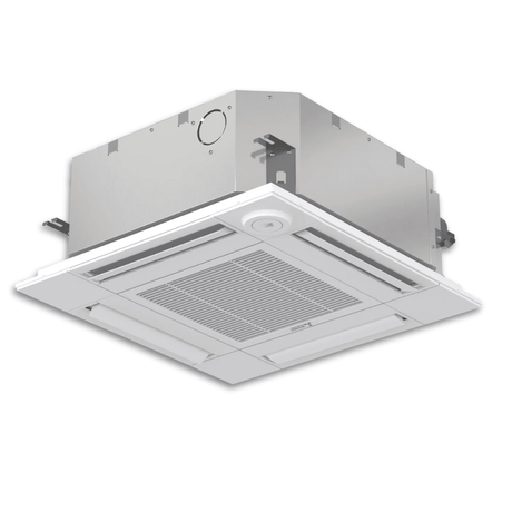 Mitsubishi PUZ - AK12NL PLA - AE12NL 12,000 BTU 24.8 SEER2 Ceiling Cassette Heat Pump System - R454B - PUZ-AK12NL PLA-AE12NL PLP-41EAEU