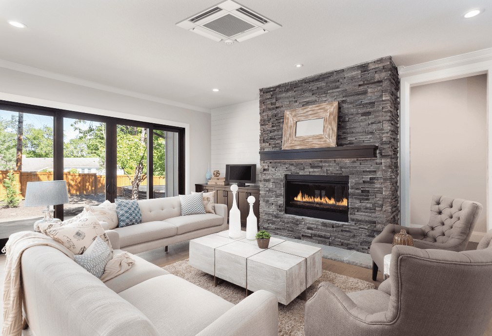 Mitsubishi SLZ-AF09NL 9,000 BTU Four-Way Ceiling Cassette Indoor Unit - R454B