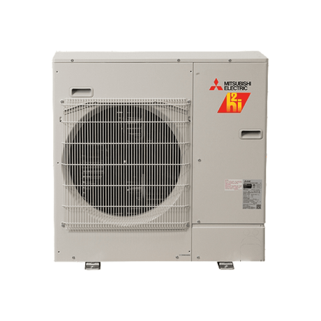 Mitsubishi SLZ - AF09NL SUZ - AA09NLHZ 9,000 BTU 16.6 SEER2 Four - Way Ceiling Cassette Hyper Heating Heat Pump System (w/ Standard Grille) - R454B - SLZ-AF09NL SUZ-AA09NLHZ SLP-18FAU