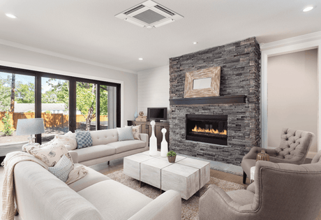 Mitsubishi SLZ-AF15NL 15,000 BTU Four-Way Ceiling Cassette Indoor Unit - R454B