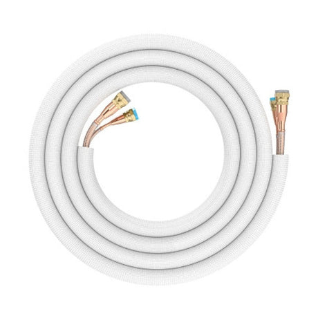 MRCOOL DIY16 - 1438 - O | 16ft 1/4 x 3/8 Lineset for DIY 6K, 9K & 12K Indoor - R454B - DIY16-1438-O