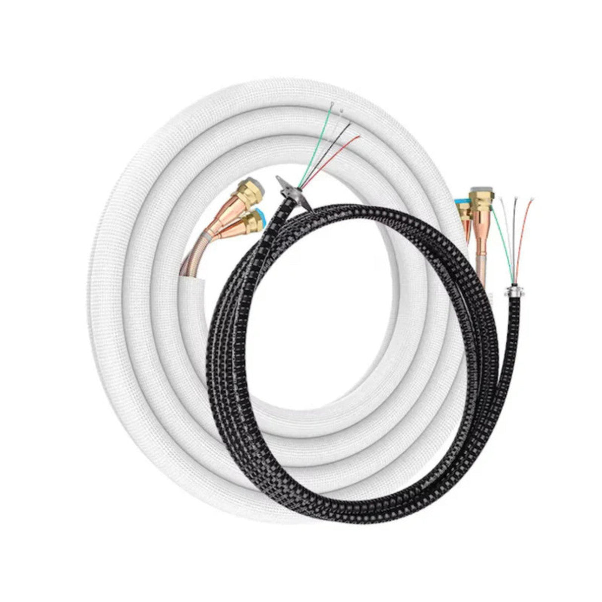 MRCOOL DIY50 - 1438C - O | 50ft 1/4 x 3/8 Lineset for DIY 6K, 9K & 12K Indoor w/ DIY Pro Cable - R454B - DIY50-1438C-O