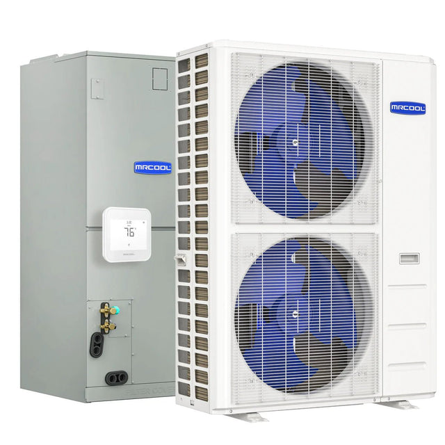 MRCOOL Hyper Heat 2nd Gen 48K BTU, 4 Ton, 16.5 SEER2 Heat Pump Condenser and Ducted Air Handler (CENTRAL - 48 - HP - 230B00 - O) - CENTRAL-48-HP-230B00-O)