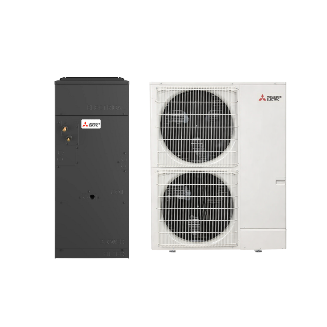 Mitsubishi SVZ - AP12NL & SUZ - AA12NL 12,000 BTU 18.4 SEER2 Multi - Position Air Handler Standard System - R454B - SVZ-AP12NL  SUZ-AA12NL