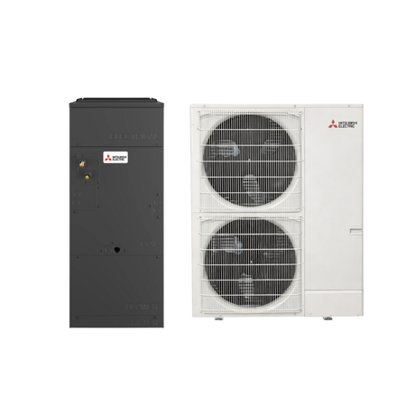 Mitsubishi SVZ - AP12NL & SUZ - AA12NL 12,000 BTU 18.4 SEER2 Multi - Position Air Handler Standard System - R454B - SVZ-AP12NL  SUZ-AA12NL