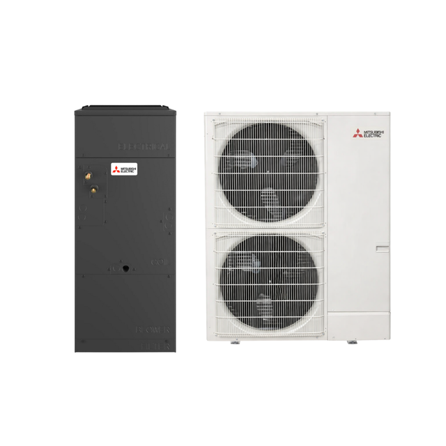 Mitsubishi SVZ - AP12NL & SUZ - AA12NL 12,000 BTU 18.4 SEER2 Multi - Position Air Handler Standard System - R454B - SVZ-AP12NL  SUZ-AA12NL
