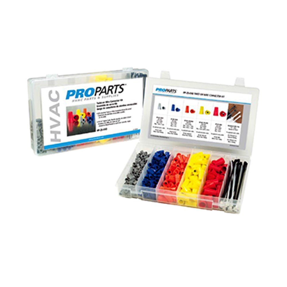 PP - 25 - 010 - Connector Kit, 22 to 10 AWG Twist On Wire, 375 Components - acunitsforless.comConnectors & Terminals