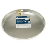 GE 24" Aluminum Water Heater Drain Pan with CPVC fitting PM7X7