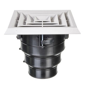 Rheem 4 - Way Grille/Damper Box (6 in. x 6 in. - 4, 5, or 6 in. ducts) MV4S - MV4S