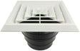 Rheem 4 - Way Grille/Damper Box (8 in. x 8 in. - 6, 7, or 8 in. ducts) MV4 - MV4