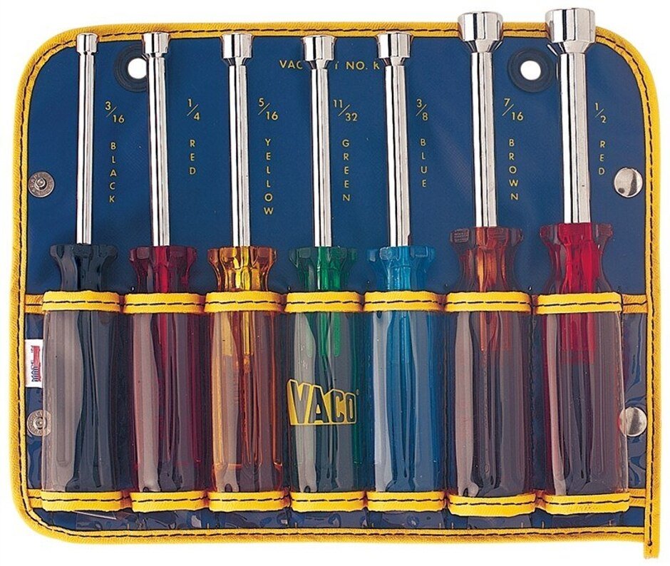 Rheem 7 - Piece Plastic - Handle Nut Driver Set - 3 in. shank 87 - K7 - 87-K7