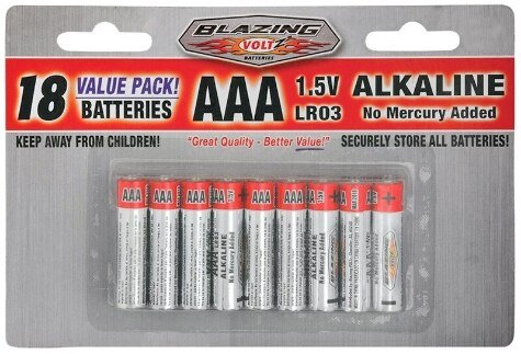 Rheem AAA Alkaline Batteries - 18 pack BV900244 - BV900244