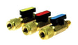 Rheem Ball Valve - 1/4 in. SAE (Male x Female) - Pack of 3 87 - BV3 - 3PK - 87-BV3-3PK