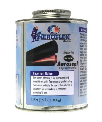 Rheem Black Adhesive for Aerocel Tubing - Ê1 pint ADH - 1PBTBLK - ADH-1PBTBLK