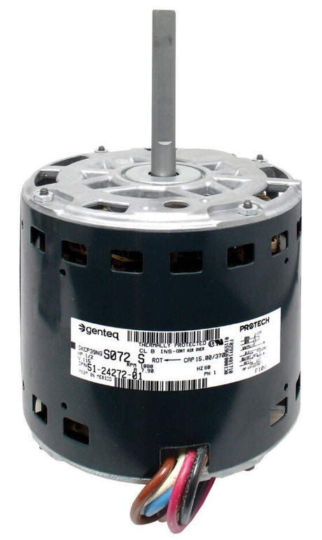 Rheem Blower Motor - 1/2 hp 120/1/60 (1075 rpm/3 speeds) 51 - 24272 - 01 - 51-24272-01