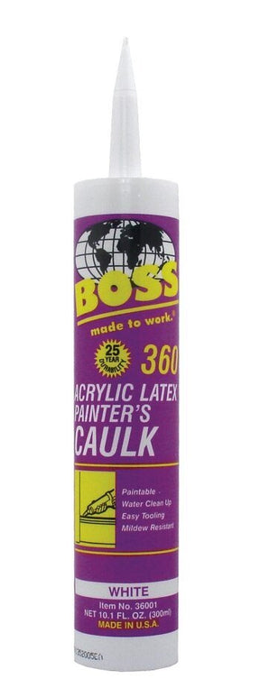 Rheem BOSS 360 Acrylic Latex Painters Caulk (10.1 oz. tube) 86 - 360W - 86-360W