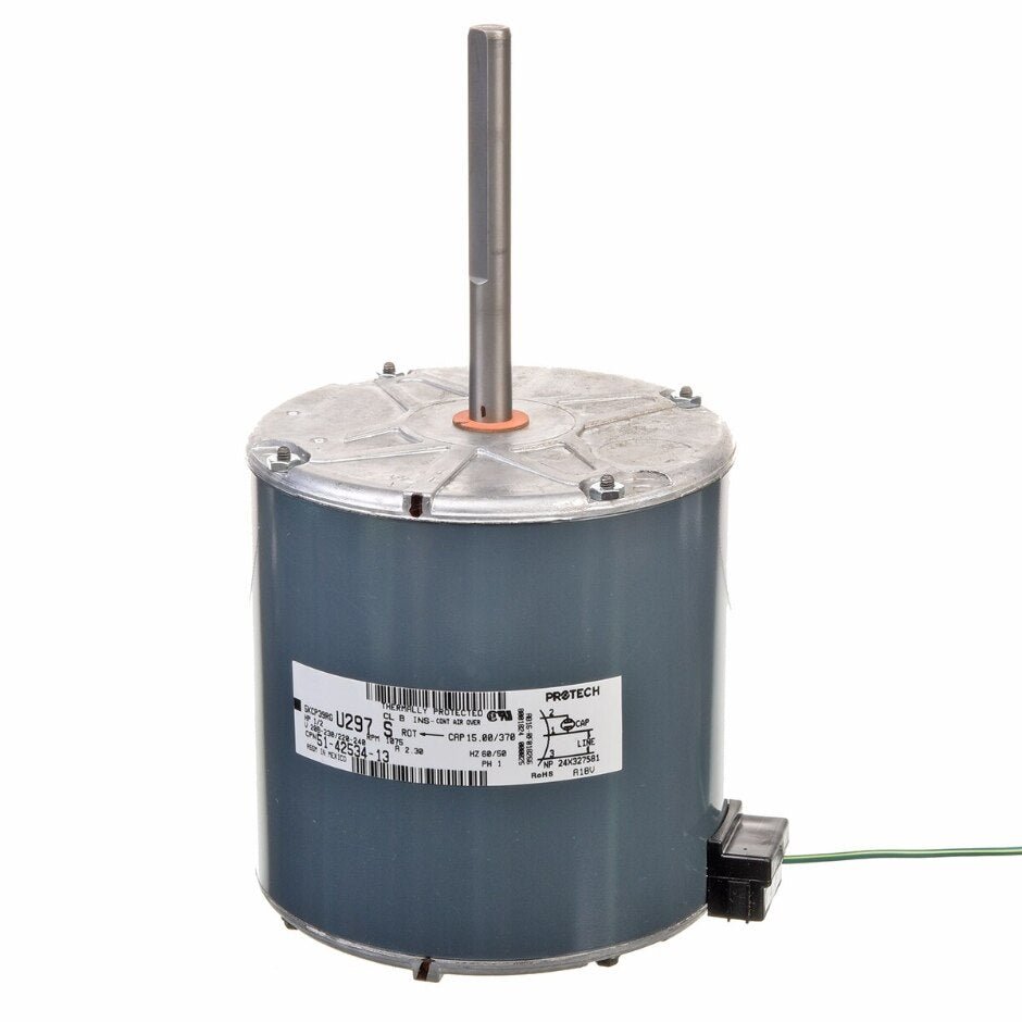 Rheem Condenser Motor - 1/2 hp 208 - 230/1/50 - 60 (1075 rpm/1 speed) 51 - 42534 - 13 - 51-42534-13