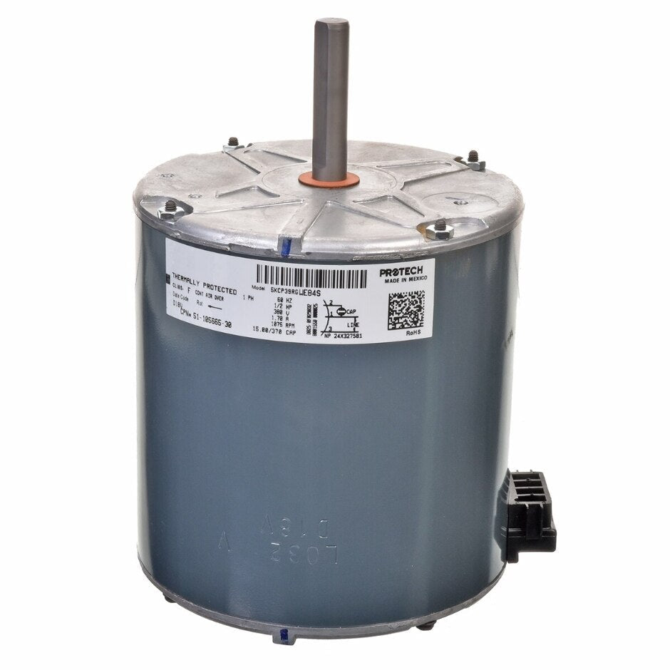 Rheem Condenser Motor - 1/2 hp 380/1/60 (1075 rpm/1 speed) 51 - 105665 - 30 - 51-105665-30