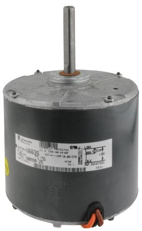 Rheem Condenser Motor - 1/3 hp 208 - 230/1/60 (1075 rpm/1 speed) 51 - 100998 - 25 - 51-100998-25