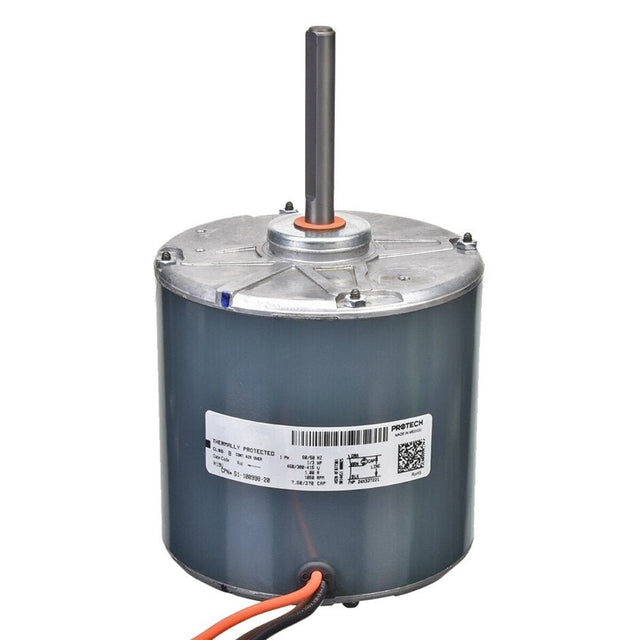 Rheem Condenser Motor - 1/3 hp 380 - 415 - 460/1/50 - 60 (1075 rpm/1 speed) 51 - 100998 - 20 - 51-100998-20