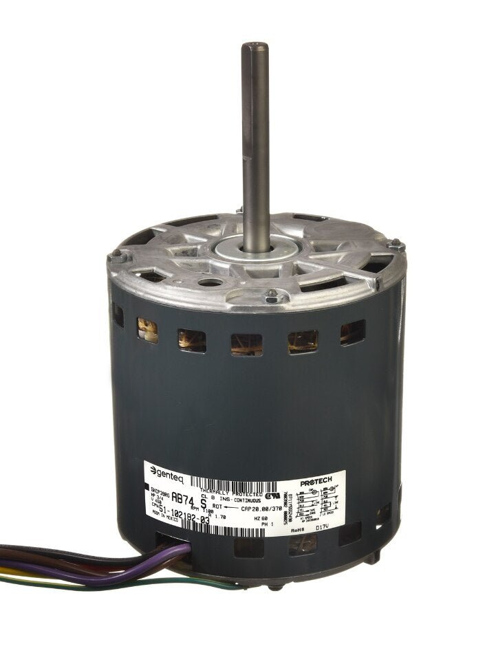 Rheem Condenser Motor - 1/3 hp 460/1/60 (1075 rpm/1 speed) 51 - 100998 - 33 - 51-100998-33
