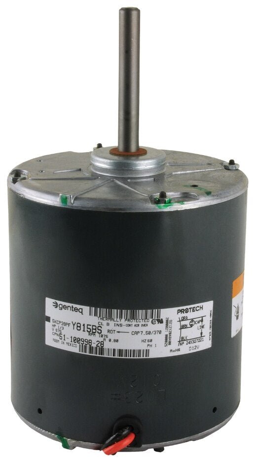 Rheem Condenser Motor - 1/3 hp 575/1/60 (1075 rpm/1 speed) 51 - 100998 - 28 - 51-100998-28