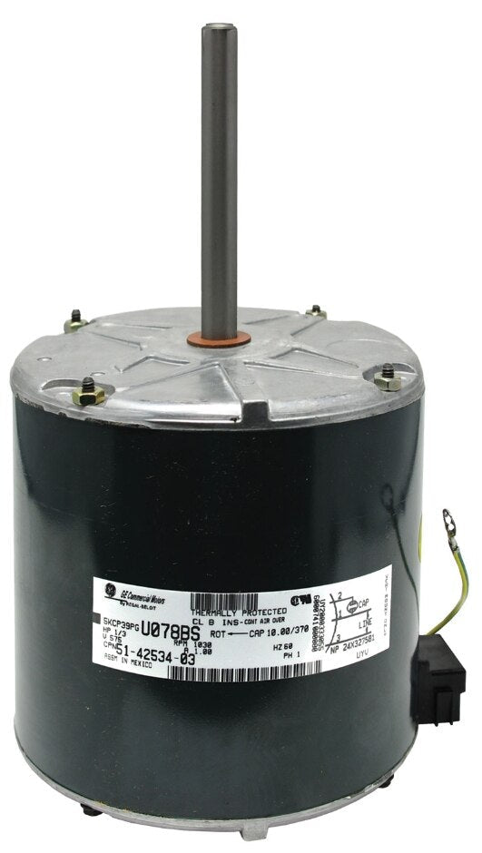 Rheem Condenser Motor - 1/3 hp 575/1/60 (1075 rpm/1 speed) 51 - 42534 - 03 - 51-42534-03