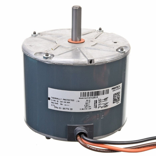 Rheem Condenser Motor - 1/4 hp 460/1/60 (1075 rpm/1 speed) 51 - 101774 - 33 - 51-101774-33
