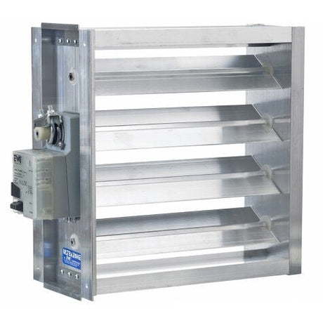 Rheem Damper - 3 Wire Rectangular Power Open Power Closed - 8 in. x 8 in. 8X8ND - 8X8ND
