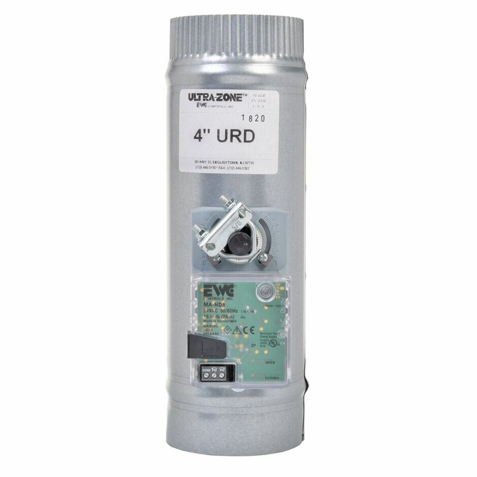 Rheem Damper - 3 Wire Round Power Open Power Closed - 4 in. 4URD - 4URD