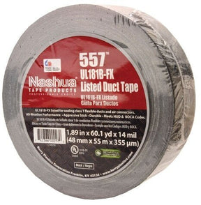 Rheem Duct Tape - Black Cloth - UL181B - FX - 2 in. x 60 yds. N557 - B - N557-B