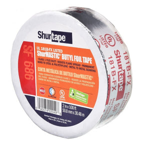 Rheem Duct Tape - Butyl Foil ShurMASTIC Tape - UL181B - FX - 2 in. x 100 ft. (SF 686) 86 - 183431 - 86-183431