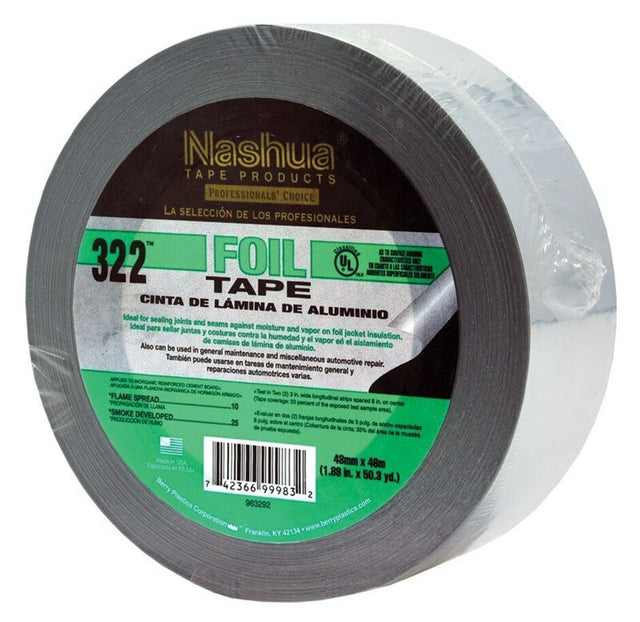 Rheem Duct Tape - Foil - UL Classified - 2 in. x 50 yds. 86 - N322 - 86-N322