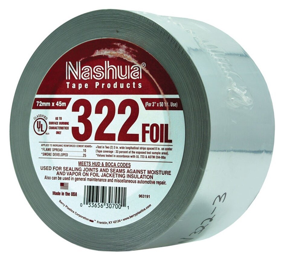 Rheem Duct Tape - Foil - UL Classified - 3 in. x 50 yds. 86 - N322 - 3 - 86-N322-3