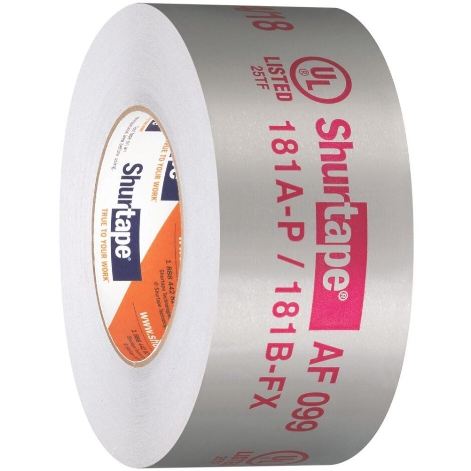 Rheem Duct Tape - Foil - UL181A - P/UL181B - FX - 2 - 1/2 in. x 60 yds. 86 - P339 - P - 86-P339-P