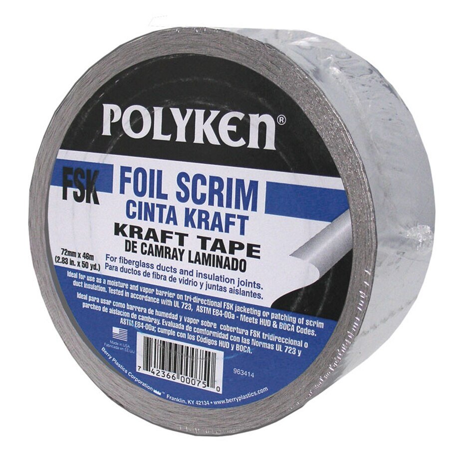 Rheem Duct Tape - FSK - 3 in. x 50 yds. 86 - P338 - 86-P338