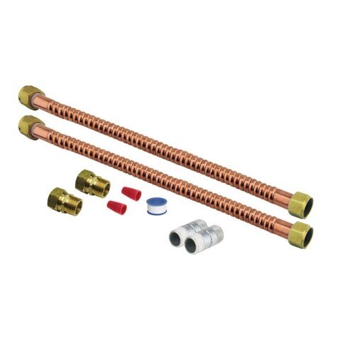 Rheem Electric Water Heater Installation Kit - 12 in. Connectors SP20011