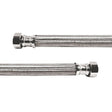 Rheem Flexible Water Connector - Stainless Steel Braided - 3/4 in. FIP x 3/4 in. FIP x 24 in. long EFWC - 034 - BR - 1010 - 24 - EFWC-034-BR-1010-24