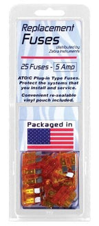 Rheem Fuse - 5A Blade Type - Automotive (25 Pack) ZFP05 - ZFP05