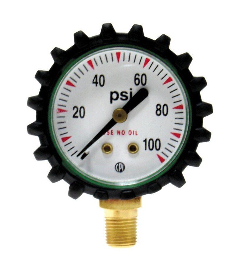Rheem Gauge - Oxygen (100 psig) 87 - G49 - D - 87-G49-D