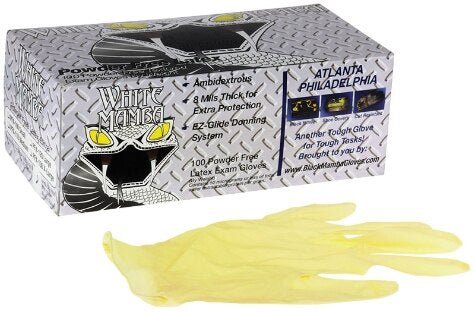 Rheem Gloves - White Mamba Powderfree - Textured - XL (Box of 100) PFX130 - PFX130