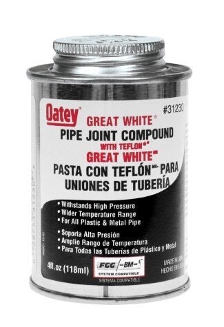 Rheem Great White Pipe Joint Compound with PTFE - 1 oz. 31229 - 31229
