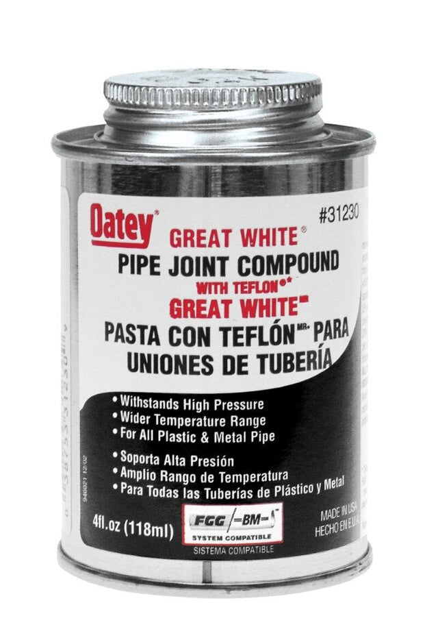 Rheem Great White Pipe Joint Compound with PTFE - 4 oz. 31230 - 31230
